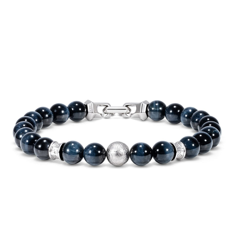 隕石＆ホークスアイ ルーン 6mm ブレスレット