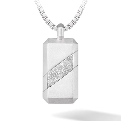 Inlay Tag Necklace Meteorite ネックレス AWNL Silver Set 55cm 