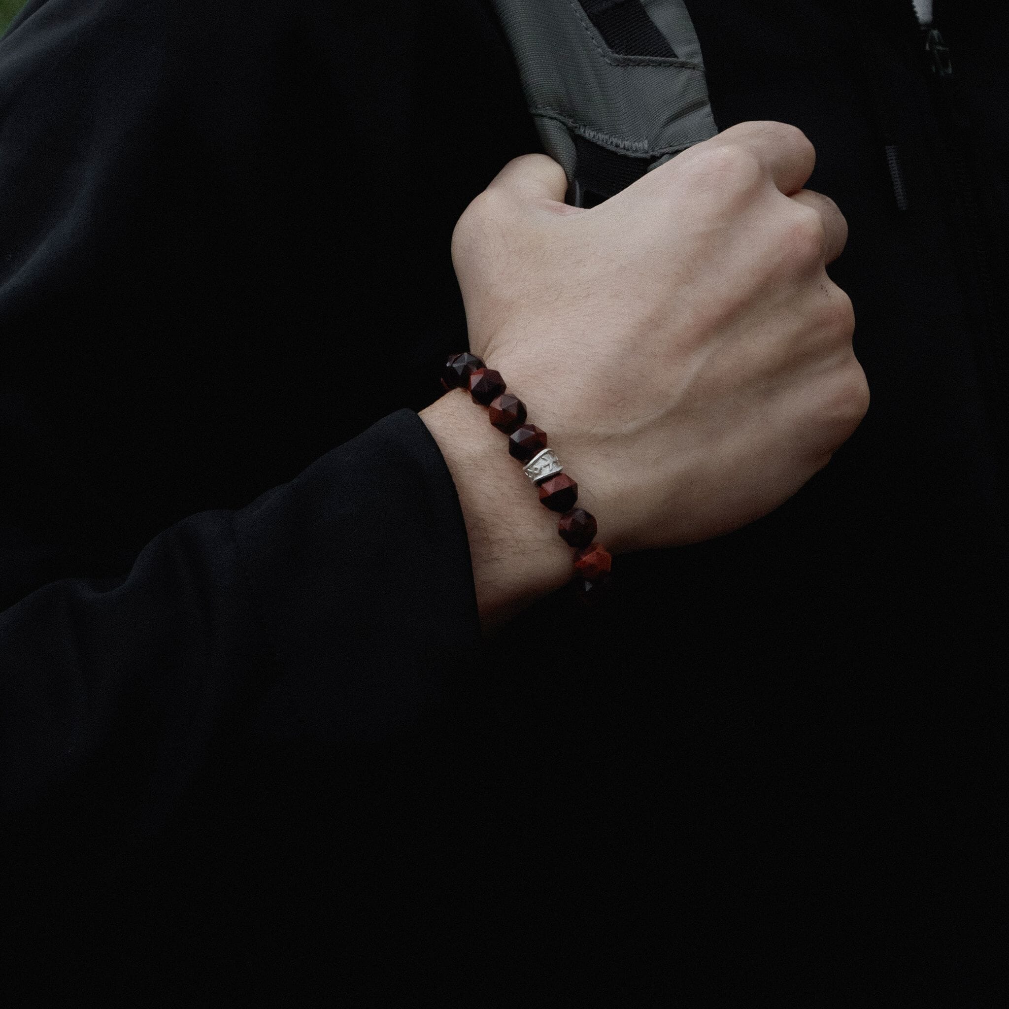 Algiz Bracelet Red Tiger Eye ブレスレット AWNL 