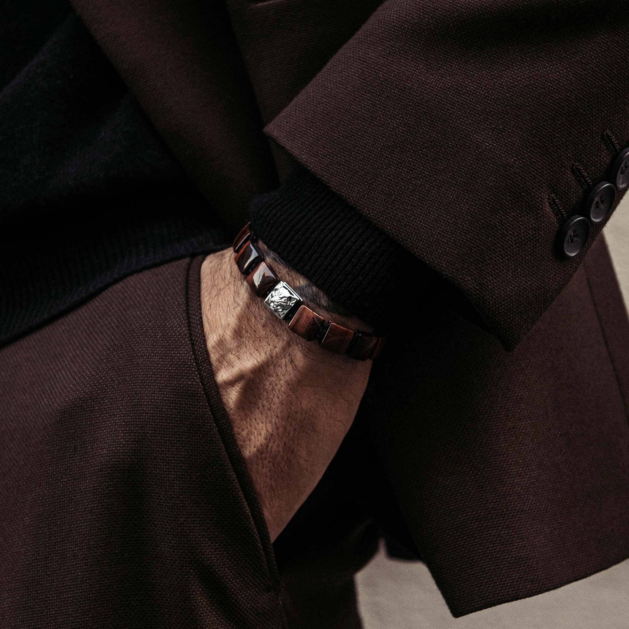 Tiger Path Bracelet Red Tiger Eye (コピー) ブレスレット AWNL 