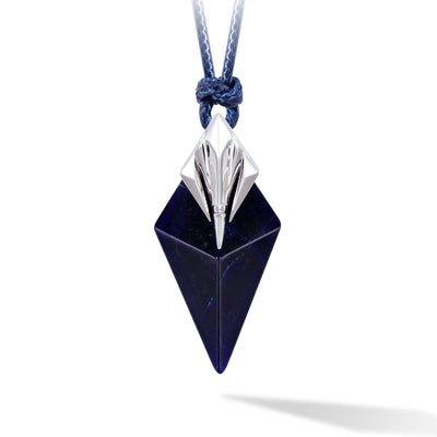 Trident Necklace Sodalite / L