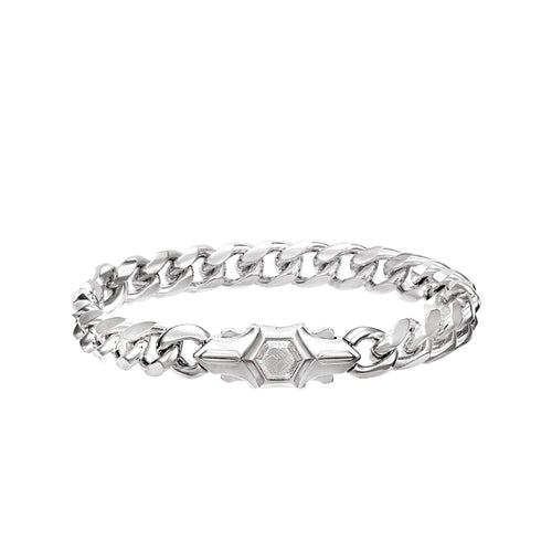 Seven Seas Shield Curb Bracelet Meteorite ブレスレット AWNL S 