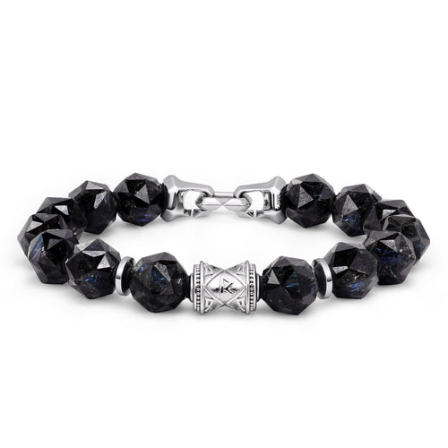 Flex-Lock Manifest Rune Bracelet Nuummite ブレスレット AWNL S 