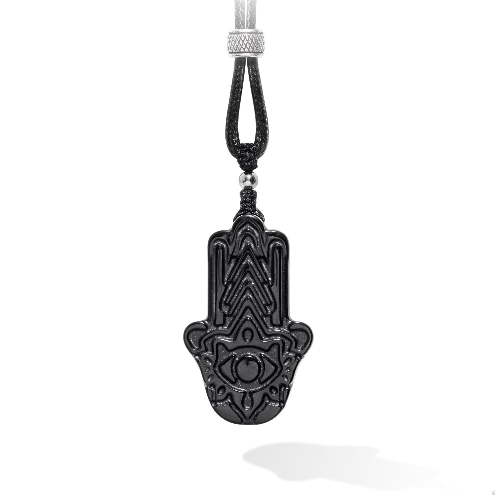 Hamsa Hand Car Accessory Black Obsidian GWP AWNL 黒 