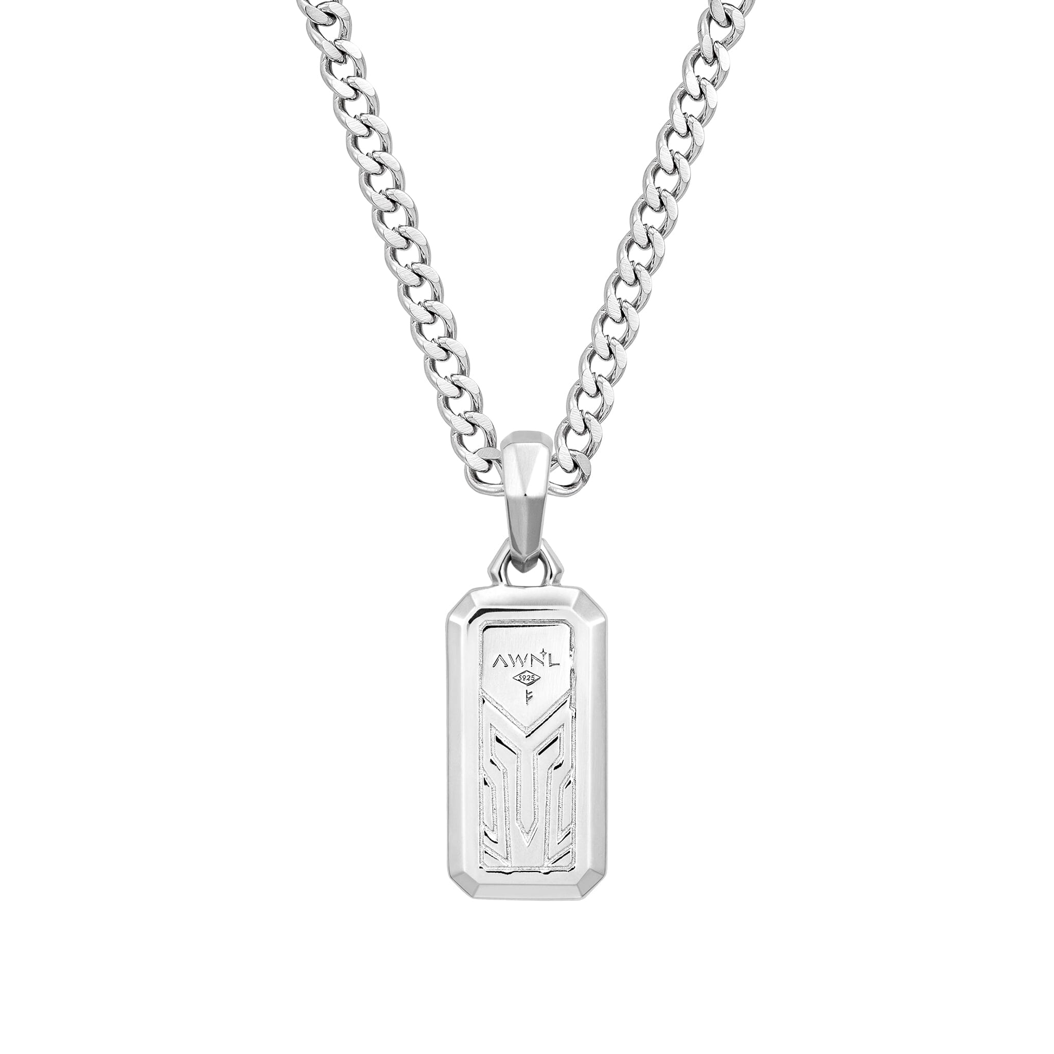 AWNL】メンズ ピカソジャスパー ペンダント ネックレス｜騎士鉄十字