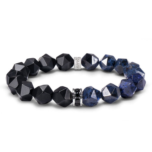 Poseidon Bracelet Onyx & Dumortierite ブレスレット AWNL S 