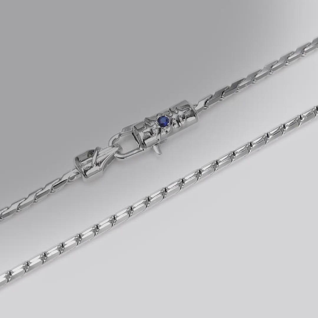 マナ 大粒サファイア 88 天然石 ネックレス ジュエリー シルバー 8b12c1d483a25cc1bc0064b7328b97