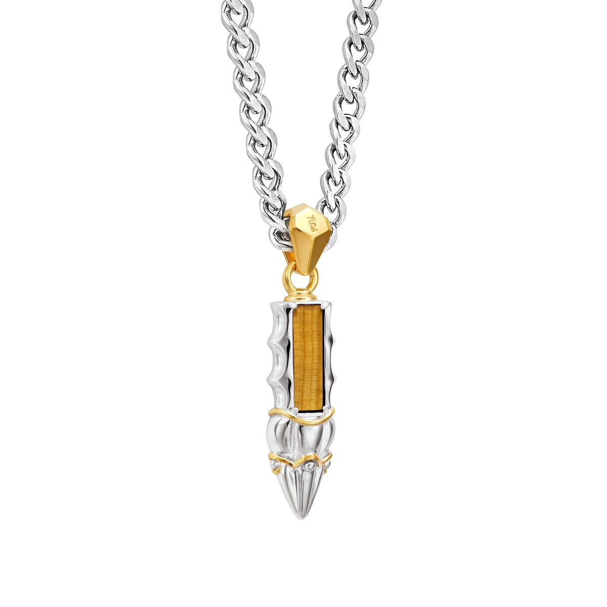 Vajra Hūṃ Necklace Golden Tiger Eye ネックレス AWNL 